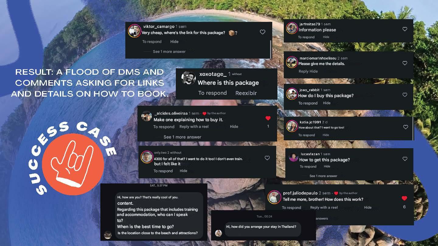 Comments asking how to enroll